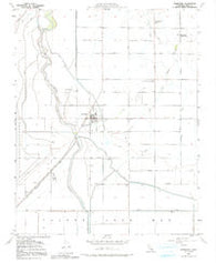 Stratford California Historical topographic map, 1:24000 scale, 7.5 X 7.5 Minute, Year 1954