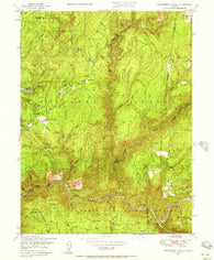 Strawberry Valley California Historical topographic map, 1:24000 scale, 7.5 X 7.5 Minute, Year 1948