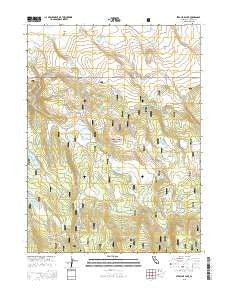 Straylor Lake California Current topographic map, 1:24000 scale, 7.5 X 7.5 Minute, Year 2015