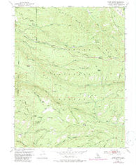 Stump Spring California Historical topographic map, 1:24000 scale, 7.5 X 7.5 Minute, Year 1951