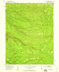 Stump Spring California Historical topographic map, 1:24000 scale, 7.5 X 7.5 Minute, Year 1951