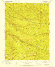 Stump Spring California Historical topographic map, 1:24000 scale, 7.5 X 7.5 Minute, Year 1951