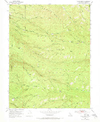 Stump Spring California Historical topographic map, 1:24000 scale, 7.5 X 7.5 Minute, Year 1951