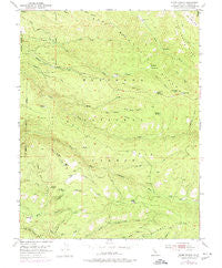 Stump Spring California Historical topographic map, 1:24000 scale, 7.5 X 7.5 Minute, Year 1951