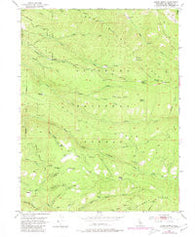 Stump Spring California Historical topographic map, 1:24000 scale, 7.5 X 7.5 Minute, Year 1951