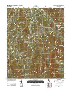 Stumpfield Mountain California Historical topographic map, 1:24000 scale, 7.5 X 7.5 Minute, Year 2012