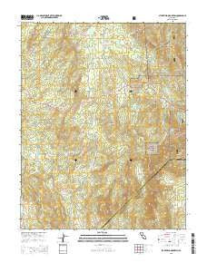 Stumpfield Mountain California Current topographic map, 1:24000 scale, 7.5 X 7.5 Minute, Year 2015