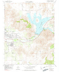 Success Dam California Historical topographic map, 1:24000 scale, 7.5 X 7.5 Minute, Year 1956