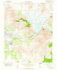 Success Dam California Historical topographic map, 1:24000 scale, 7.5 X 7.5 Minute, Year 1956