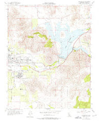 Success Dam California Historical topographic map, 1:24000 scale, 7.5 X 7.5 Minute, Year 1956