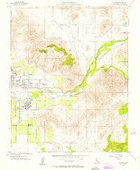 Success California Historical topographic map, 1:24000 scale, 7.5 X 7.5 Minute, Year 1956