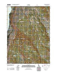Sugar Hill California Historical topographic map, 1:24000 scale, 7.5 X 7.5 Minute, Year 2012