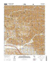 Sunland California Current topographic map, 1:24000 scale, 7.5 X 7.5 Minute, Year 2015