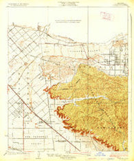 Sunland California Historical topographic map, 1:24000 scale, 7.5 X 7.5 Minute, Year 1926