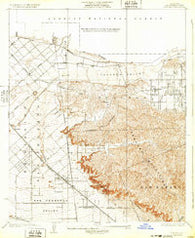 Sunland California Historical topographic map, 1:24000 scale, 7.5 X 7.5 Minute, Year 1932