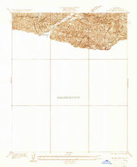 Sunland California Historical topographic map, 1:24000 scale, 7.5 X 7.5 Minute, Year 1933