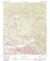 Sunland California Historical topographic map, 1:24000 scale, 7.5 X 7.5 Minute, Year 1966