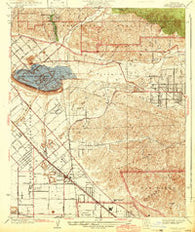 Sunland California Historical topographic map, 1:24000 scale, 7.5 X 7.5 Minute, Year 1942