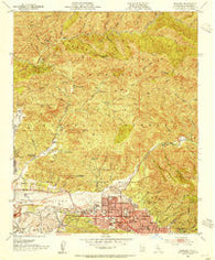 Sunland California Historical topographic map, 1:24000 scale, 7.5 X 7.5 Minute, Year 1953
