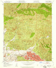 Sunland California Historical topographic map, 1:24000 scale, 7.5 X 7.5 Minute, Year 1953