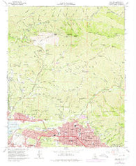 Sunland California Historical topographic map, 1:24000 scale, 7.5 X 7.5 Minute, Year 1966