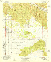 Sunnymead California Historical topographic map, 1:24000 scale, 7.5 X 7.5 Minute, Year 1953