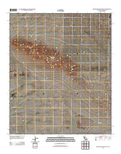 Superstition Mountain California Historical topographic map, 1:24000 scale, 7.5 X 7.5 Minute, Year 2012