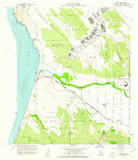 Surf California Historical topographic map, 1:24000 scale, 7.5 X 7.5 Minute, Year 1959