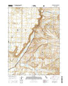 Surprise Station California Current topographic map, 1:24000 scale, 7.5 X 7.5 Minute, Year 2015
