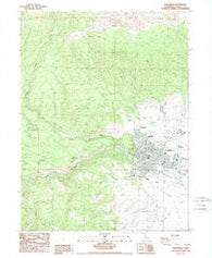 Susanville California Historical topographic map, 1:24000 scale, 7.5 X 7.5 Minute, Year 1988