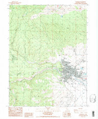 Susanville California Historical topographic map, 1:24000 scale, 7.5 X 7.5 Minute, Year 1988