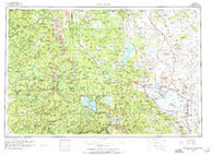 Susanville California Historical topographic map, 1:250000 scale, 1 X 2 Degree, Year 1962