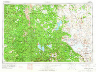 Susanville California Historical topographic map, 1:250000 scale, 1 X 2 Degree, Year 1962