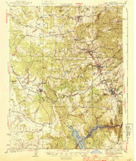 Sutter Creek California Historical topographic map, 1:62500 scale, 15 X 15 Minute, Year 1944