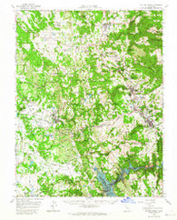 Sutter Creek California Historical topographic map, 1:62500 scale, 15 X 15 Minute, Year 1962