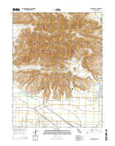 Sutter Buttes California Current topographic map, 1:24000 scale, 7.5 X 7.5 Minute, Year 2015