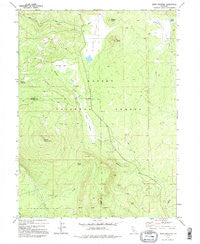 Swain Mountain California Historical topographic map, 1:24000 scale, 7.5 X 7.5 Minute, Year 1979