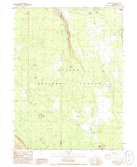 Swains Hole California Historical topographic map, 1:24000 scale, 7.5 X 7.5 Minute, Year 1985