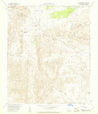 Sweeney Pass California Historical topographic map, 1:24000 scale, 7.5 X 7.5 Minute, Year 1959