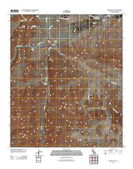 Sweeney Pass California Historical topographic map, 1:24000 scale, 7.5 X 7.5 Minute, Year 2012