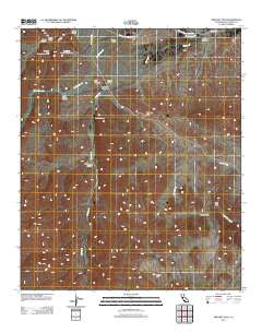 Sweeney Pass California Historical topographic map, 1:24000 scale, 7.5 X 7.5 Minute, Year 2012