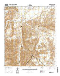 Sweeney Pass California Current topographic map, 1:24000 scale, 7.5 X 7.5 Minute, Year 2015