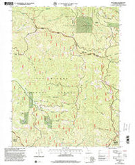 Swim Ridge California Historical topographic map, 1:24000 scale, 7.5 X 7.5 Minute, Year 1997