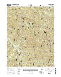 Swim Ridge California Current topographic map, 1:24000 scale, 7.5 X 7.5 Minute, Year 2015