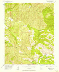 Sycamore Flat California Historical topographic map, 1:24000 scale, 7.5 X 7.5 Minute, Year 1956