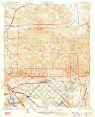 Sylmar California Historical topographic map, 1:24000 scale, 7.5 X 7.5 Minute, Year 1935