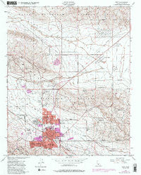 Taft California Historical topographic map, 1:24000 scale, 7.5 X 7.5 Minute, Year 1950