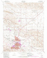 Taft California Historical topographic map, 1:24000 scale, 7.5 X 7.5 Minute, Year 1950