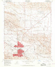 Taft California Historical topographic map, 1:24000 scale, 7.5 X 7.5 Minute, Year 1950