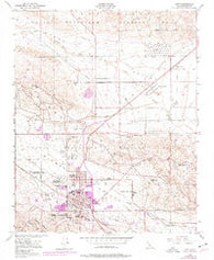 Taft California Historical topographic map, 1:24000 scale, 7.5 X 7.5 Minute, Year 1950